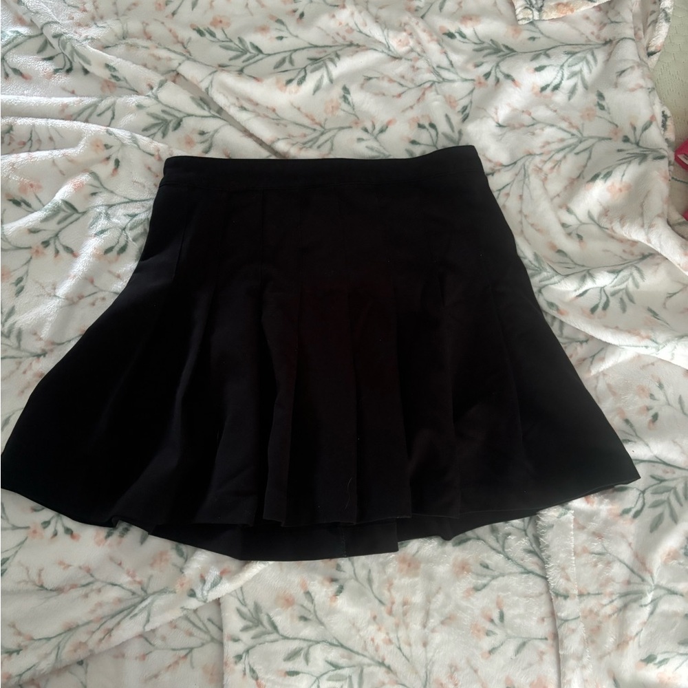 Dynamite black pelted mini skirt
